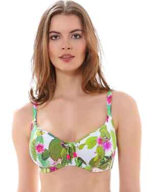 Freya Cactus 3880 Underwired Padded Sweetheart Bikini Top Womens Swimwear - Lime Fizz Green