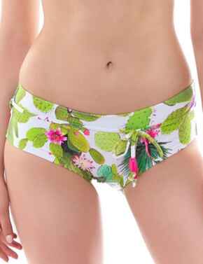 Freya Cactus Bikini Shorts Briefs 3883 Swimwear Holiday Beachwear - Lime Fizz Green