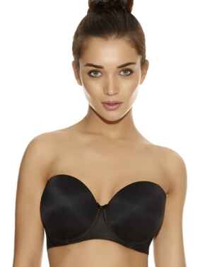 Freya Lingerie Deco AA4233 Underwired Moulded Strapless Bra - Black