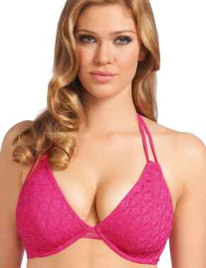 Freya Swimwear Spirit 3903 Underwired Non Padded Halterneck Bikini Top - Hot Pink