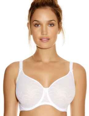 Fantasie Lingerie Echo Lace 2941 Underwired Moulded Cup - White