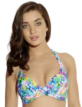 Freya Swimwear Paradise Island 3262 Padded Halter Bikini Top - Fondant