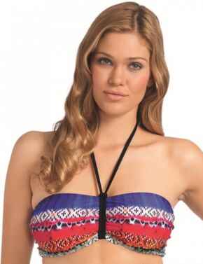 Freya Swimwear Nambassa 3181 underwired Bandeau Bikini Top - Kaleidoscope