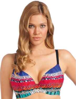 Freya Swimwear Nambassa 3180 Underwired Plunge Bikini Top - Kaleidoscope
