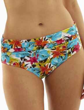 Panache Swimwear Leila 1028 Midi Bikini Brief In Tropical Print - Tropical Print
