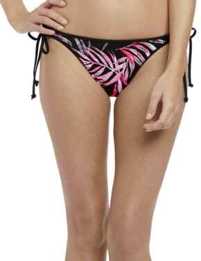 Freya Sunset Palm Rio Tie Side Bikini Brief 2895 Black Swimwear