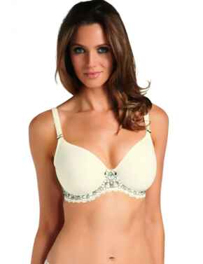 Plus Size Bras Lingerie Fantasie Rebecca Underwired Nouveau Spacer Moulded Bra 2042 Ivory