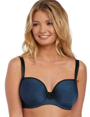 Freya Lingerie Deco Amore 1891 Underwired Moulded J Hook T Shirt Bra - Midnight
