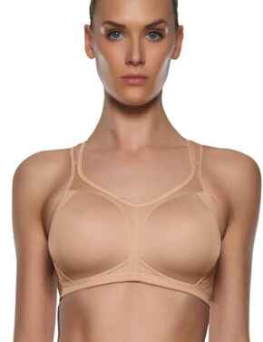 Freya Active Moulded Racer Back Sports Bra 4891 Sportswear High Impact Nude