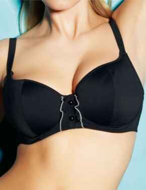 Sweetheart Bikini Top Freya Swimwear Revolution 3200 Black Beach Top