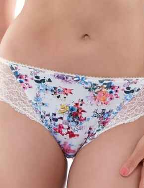 Fantasie Monica Brief Knickers 9245 Ivory Floral Lace