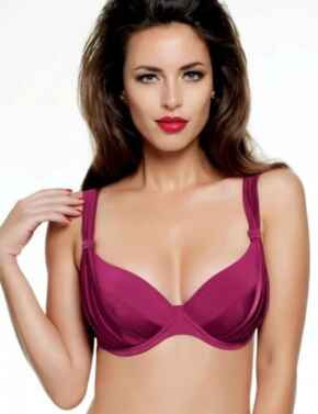 Panache Halle Balcony Bikini Top SW0752 Swimwear Beach Top Cranberry