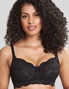 Panache Andorra Non Wired Non Padded Balcony Bra 5671 Black Lingerie