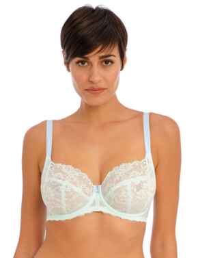 Freya Offbeat Underwired Side Support Bra 5451 Pure Water Lingerie - Pure Water