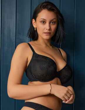 Plunge Bra Panache Lingerie Tango Underwired Plunge Bra 3256 Black