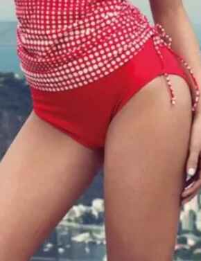 Bikini Brief Swimwear Fantasie Denver Mid Rise Bikini Brief 5927 Rouge