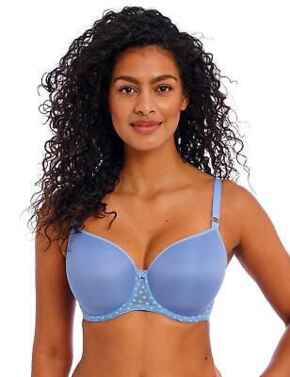 Freya Moulded T-Shirt Balcony Starlight Bra 5200 Underwired Cornflower