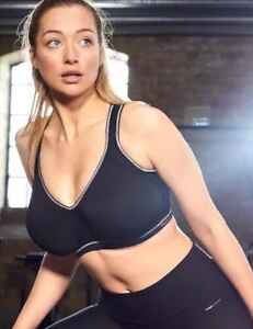 Sports Bra Active Freya Moulded Racer Back Sports Bra 4891 Black Storm