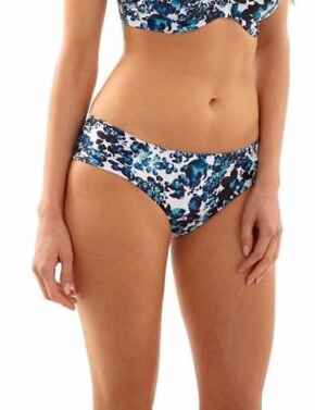 Bikini Brief Panache Florentine Gathered Bikini Brief 1059 Blue Floral - Blue Floral