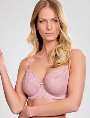 Panache Envy Underwired Balcony Bra 7285 Lingerie Rose Pink - Rose Pink