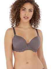 Freya Expression Moulded Bra Underwired Moulded Plunge Bra 5490 Shark