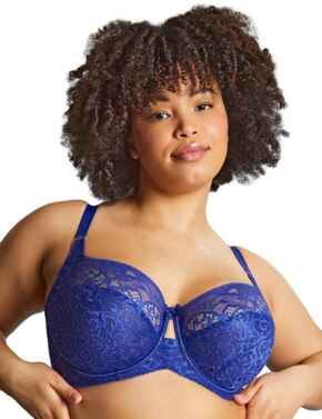 Womens Lingerie Bras Fuller Figure Sculptresse by Panache Estel Full Cup Bra 9685  - Royal Blue