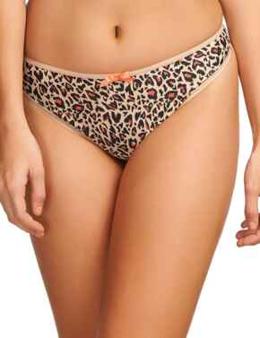 Freya Deco Rebel Thong 1607 Briefs Knickers Animal Print - Animal Print