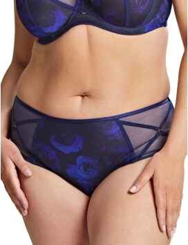 Sculptresse by Panache Dionne Midi Brief 9694 Knickers Exotic Bloom - Exotic Bloom