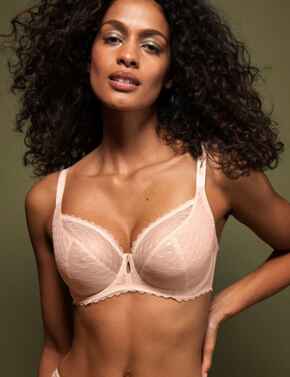 Freya Signature Underwired Plunge Bra 400502 Non Padded Natural Beige - Natural Beige