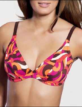 Freya Tropicana Underwired Balcony Bikini Top 3061 Swimwear Sunset