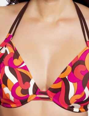 Freya Tropicana Triangle Halterneck Bikini Top 3060 Sunset Swimwear