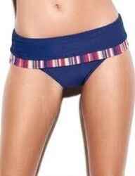 Panache Stella Fold Waist Bikini Brief SW0734 Navy Swimwear