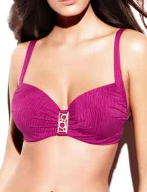 Panache Lola Moulded Bikini Top SW0721 Animal Pink Swmwear