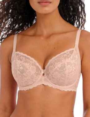 Freya Offbeat Underwired Plunge Bra 5452 Non Padded Bra Natural Beige - Natural Beige