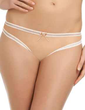 Freya Lingerie Marvel Thong Knickers in Nude - Beige