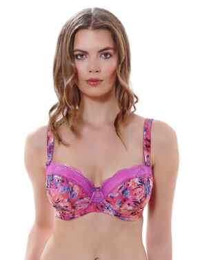 Freya Lingerie Wildfire 1933 Underwired Half Cup Padded Bra - Pink