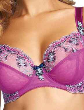 Fantasie Lingerie Melissa 2932 Underwired Non Padded Side Support Bra  - Magenta Pink