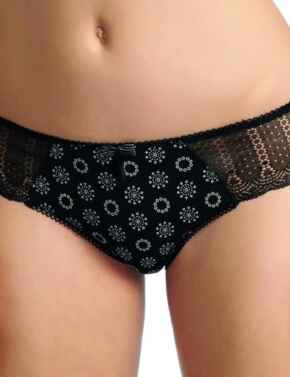 Womens Knickers Freya Faye Brief Underwear Knickers 4205 - Black