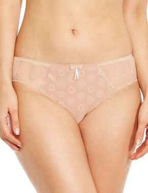 Womens Knickers Freya Faye Brief Underwear Knickers 4205 - Creme Caramel Beige