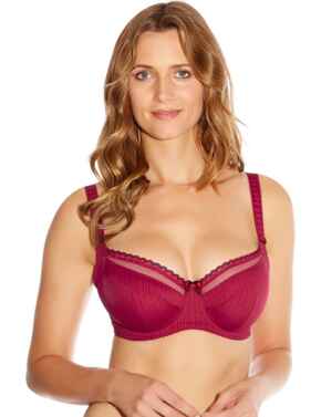 Fantasie Lingerie Lois 2972 Underwired Non Padded Side Support Bra - Red