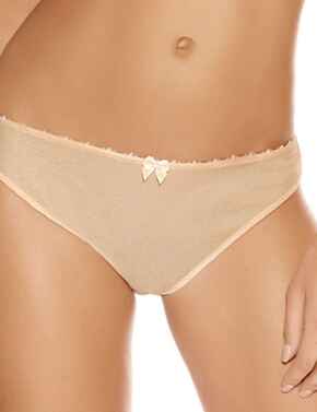 Freya Lingerie Gem Brazilian Lace Thong 1367 Knickers Underwear - Nude Beige