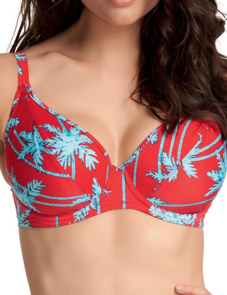Freya Swimwear South Pacific 3552 Plunge Bikini Top - Red