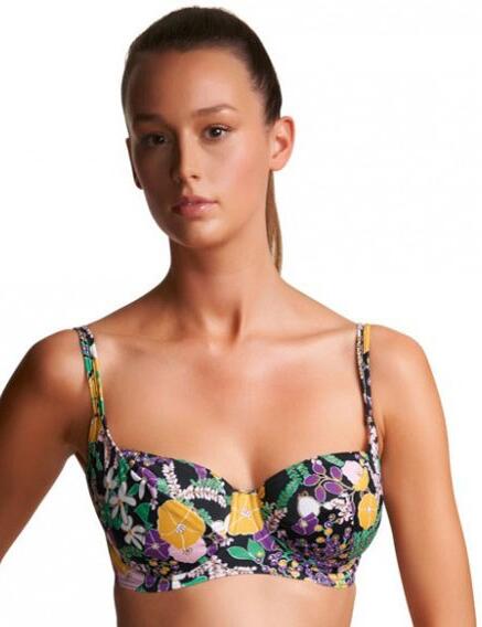 Freya Swimwear Adelphi 3450 Underwires Balcony Bikini Top - Black