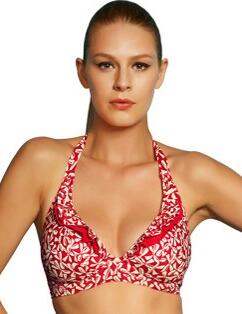 Freya Swimwear Charleston 3299 Underwired Halter Neck Bikini Top - Red