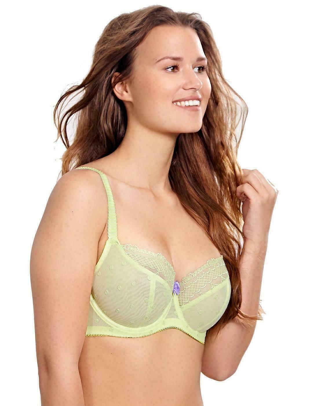 Cleo by Panache Marcie 6831 Underwired Non Padded Balcony Bra  - Lime