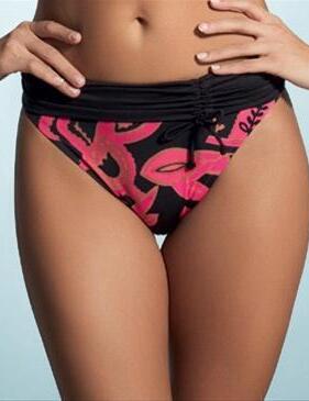 Fantasie Marbella Fold Top Bikini Brief 5326 Pink Flambe - Pink Flambe