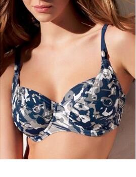 Plus Size Swimwear Fantasie Toronto Balcony Bikini Top 5532 Navy
