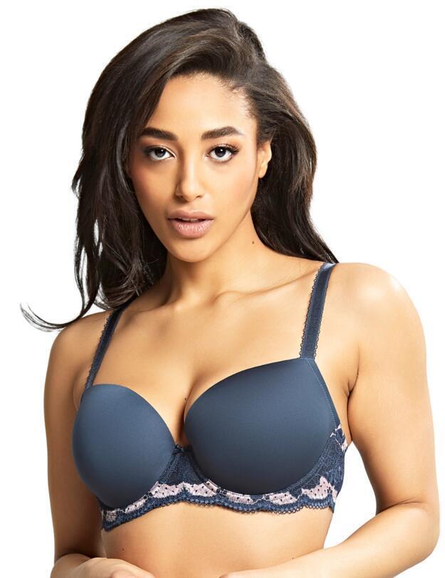 Panache Clara Underwired Moulded Bra 7251 Navy Pearl Lingerie - Navy Pearl