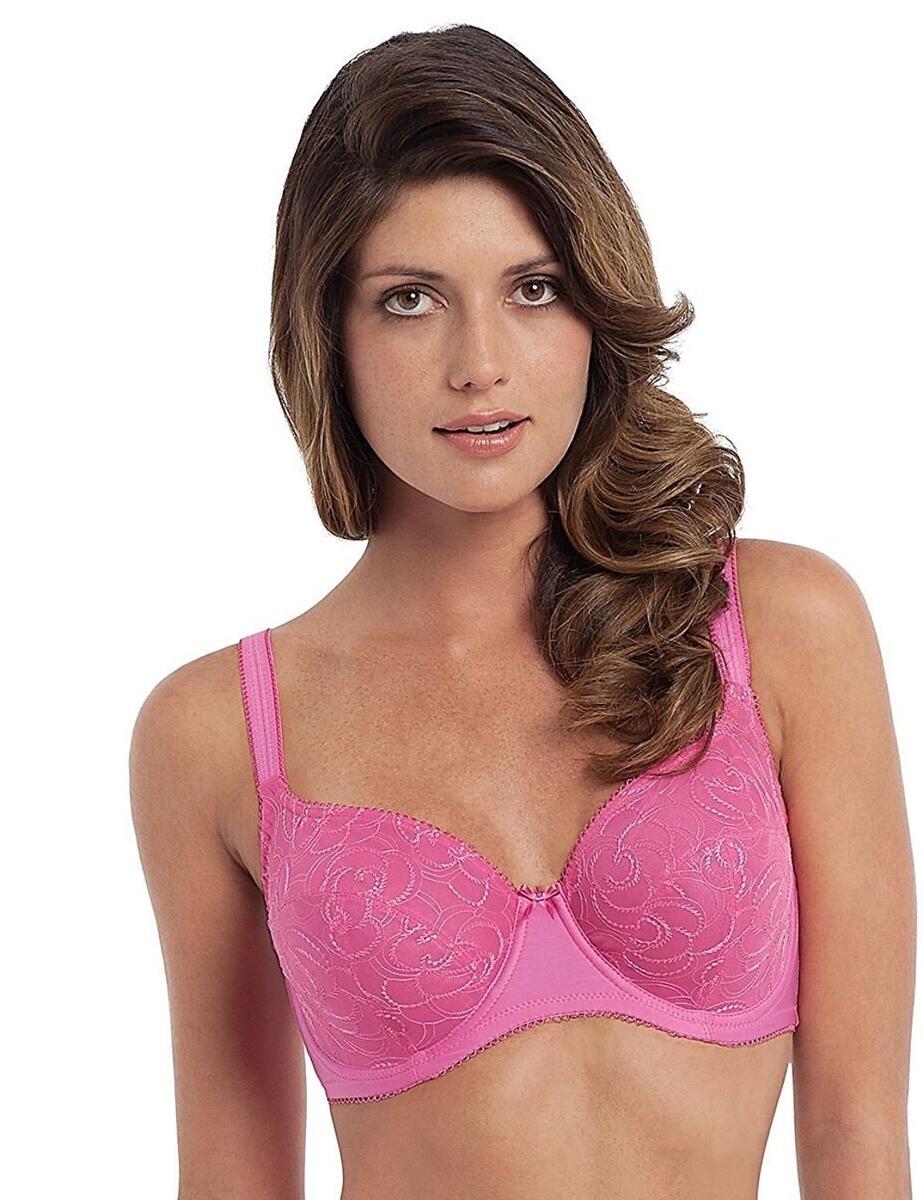 Panache Rhapsody Balcony Bra 7391 Underwired Non Padded Cerise