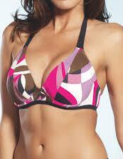 Fantasie Athens Halterneck Triangle Bikini Top 5394 Swimwear Pink Flambe - Pink Flambe
